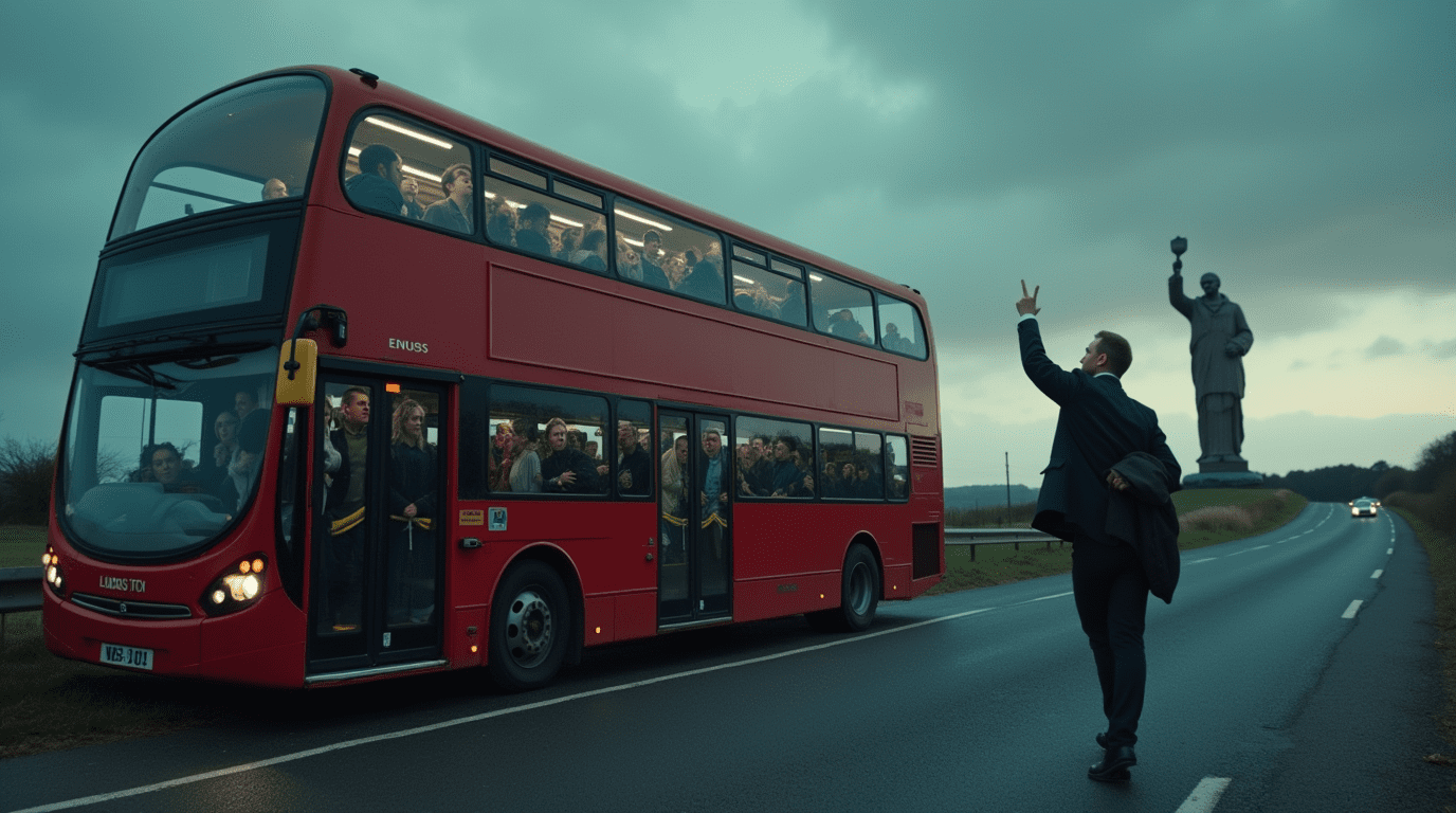 Passagiers vast in bus nadat chauffeur “ontslag neemt”