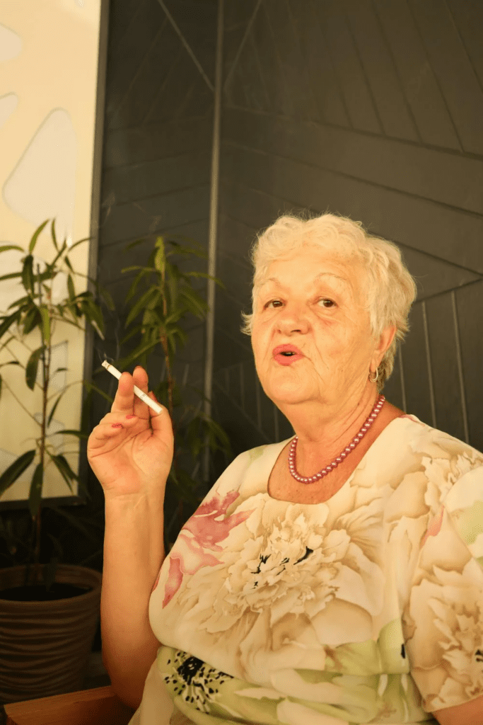 rokende oma