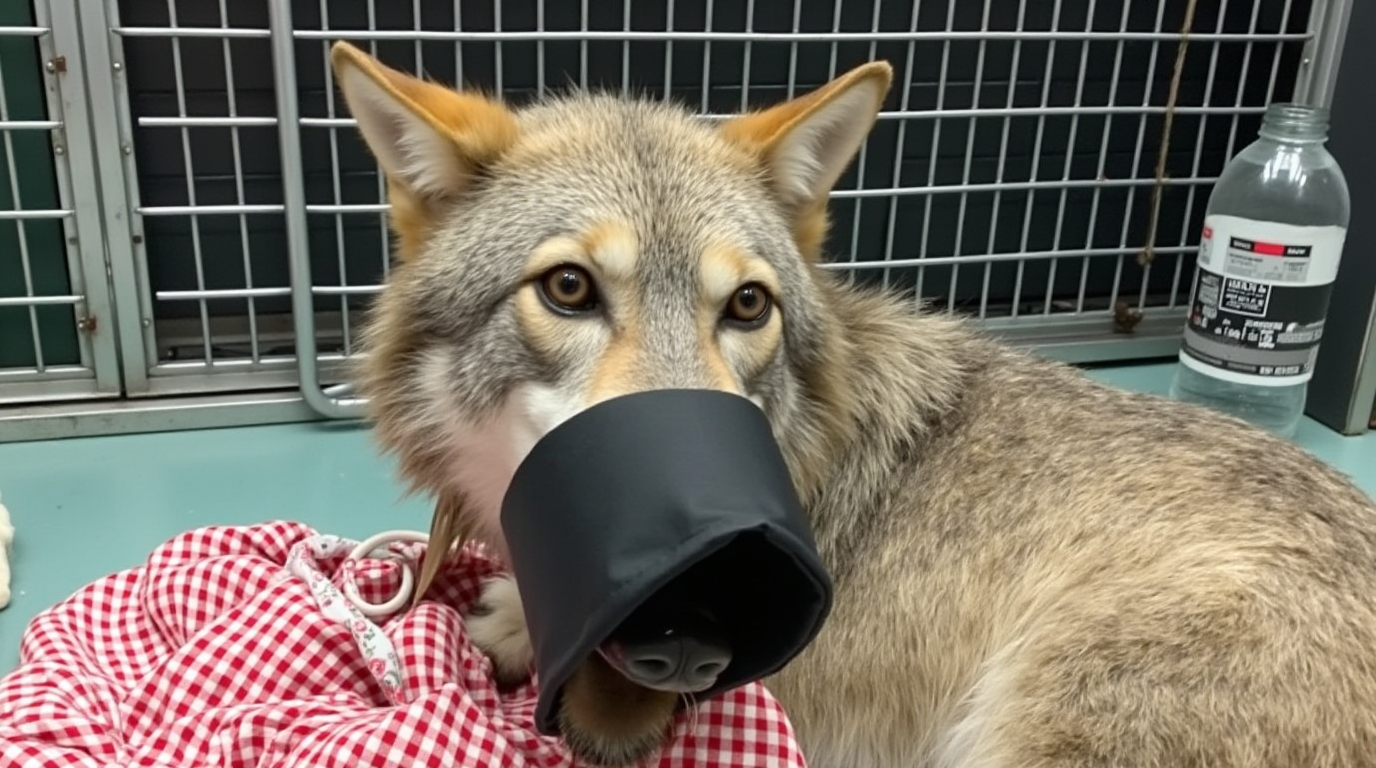 Mannen redden hond in nood uit ijskoude rivier - het blijkt echter een wolf te zijn