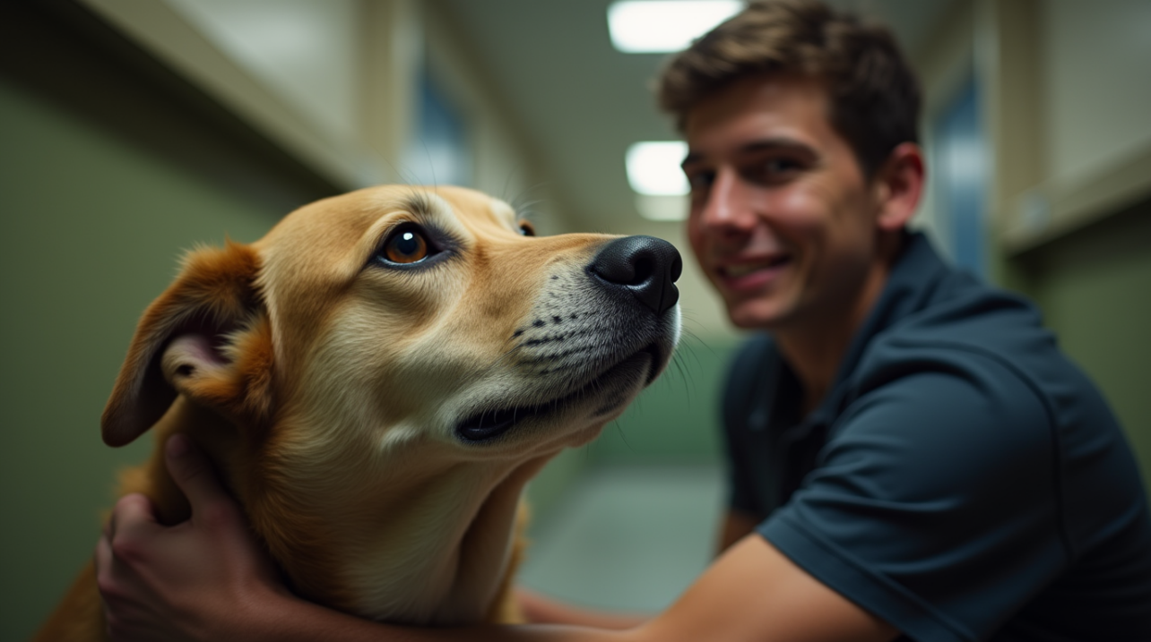 Hond herkent na twee jaar vermist te zijn haar baasje niet meer, maar dan ruikt ze iets bekends