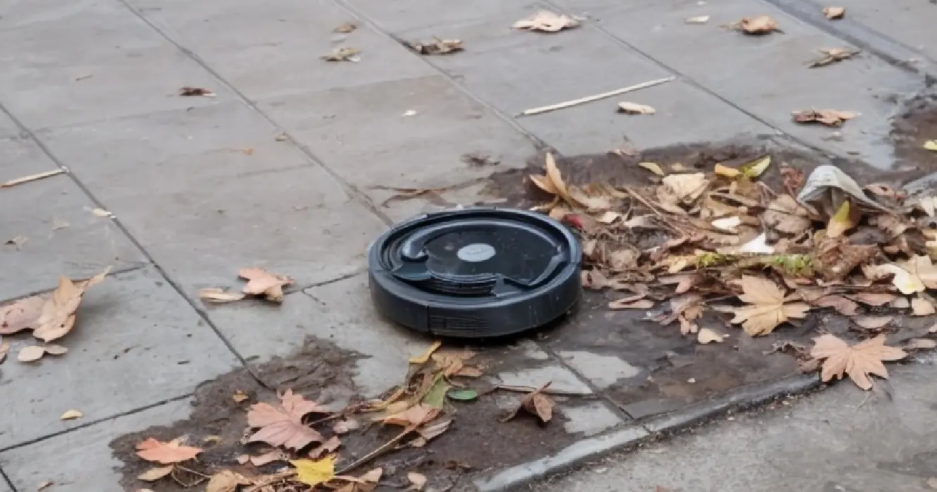 Robotstofzuiger ontsnapt woning en begint straten te stofzuigen