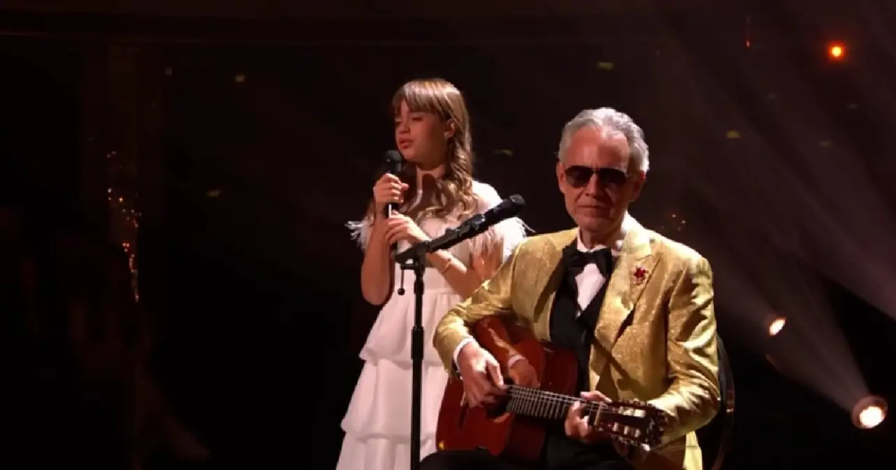 Magisch moment als Andrea Bocelli samen met zijn dochter ‘Hallelujah’ zingt