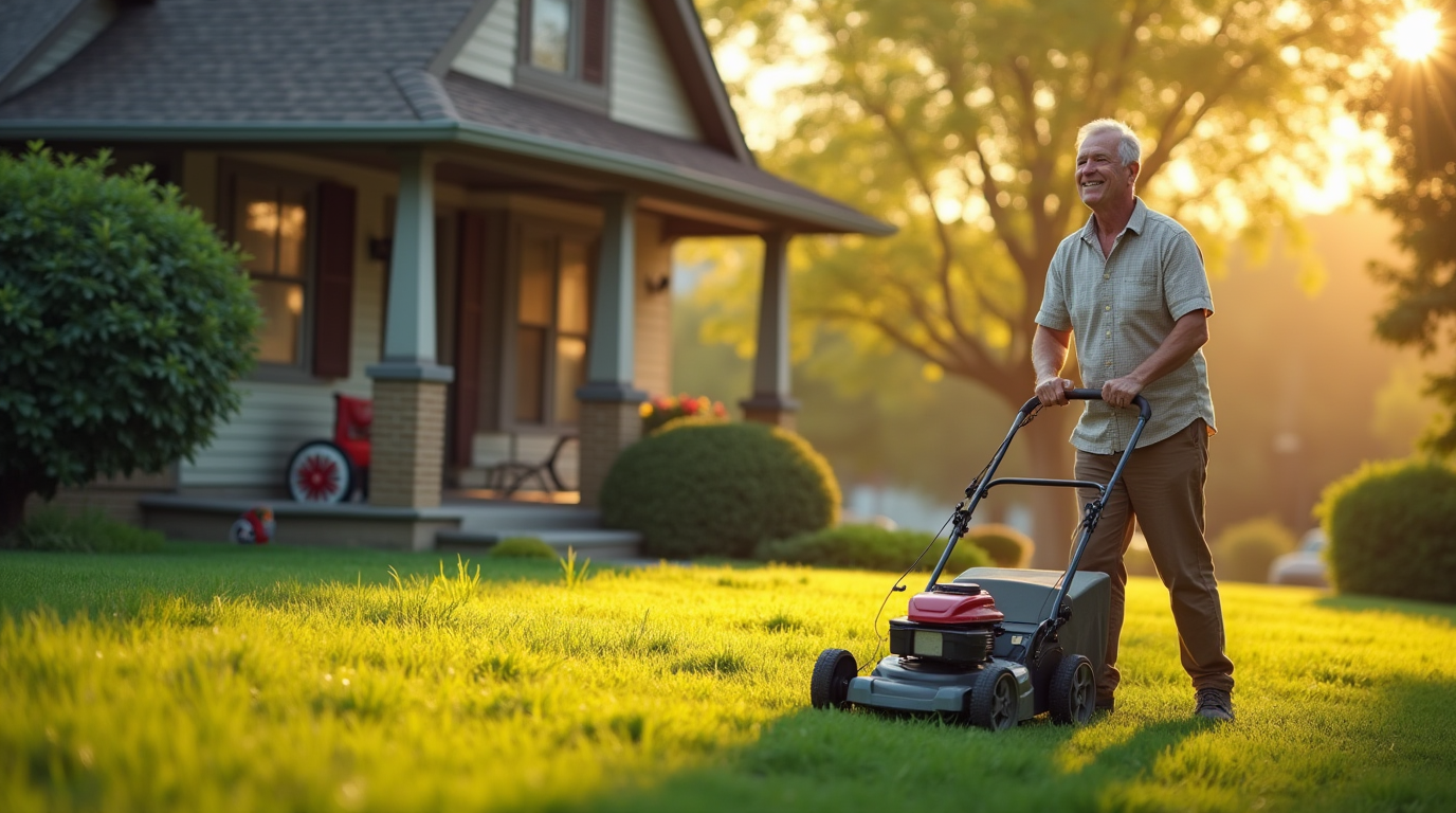 Vader maait nog steeds gras van zijn ex-vrouw ook al zijn ze 28 jaar gescheiden