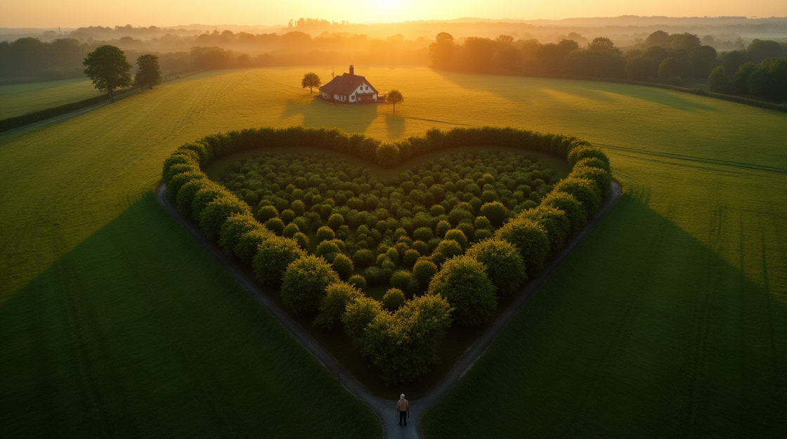 Man plant 6000 bomen nadat zijn vrouw overlijdt 17 jaar later wordt zijn grote geheim onthuld