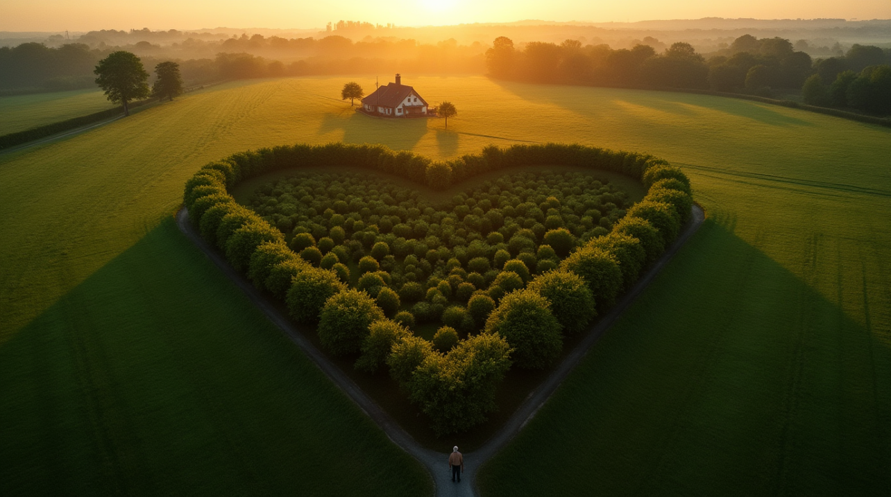 Man plant 6000 bomen nadat zijn vrouw overlijdt 17 jaar later wordt zijn grote geheim onthuld