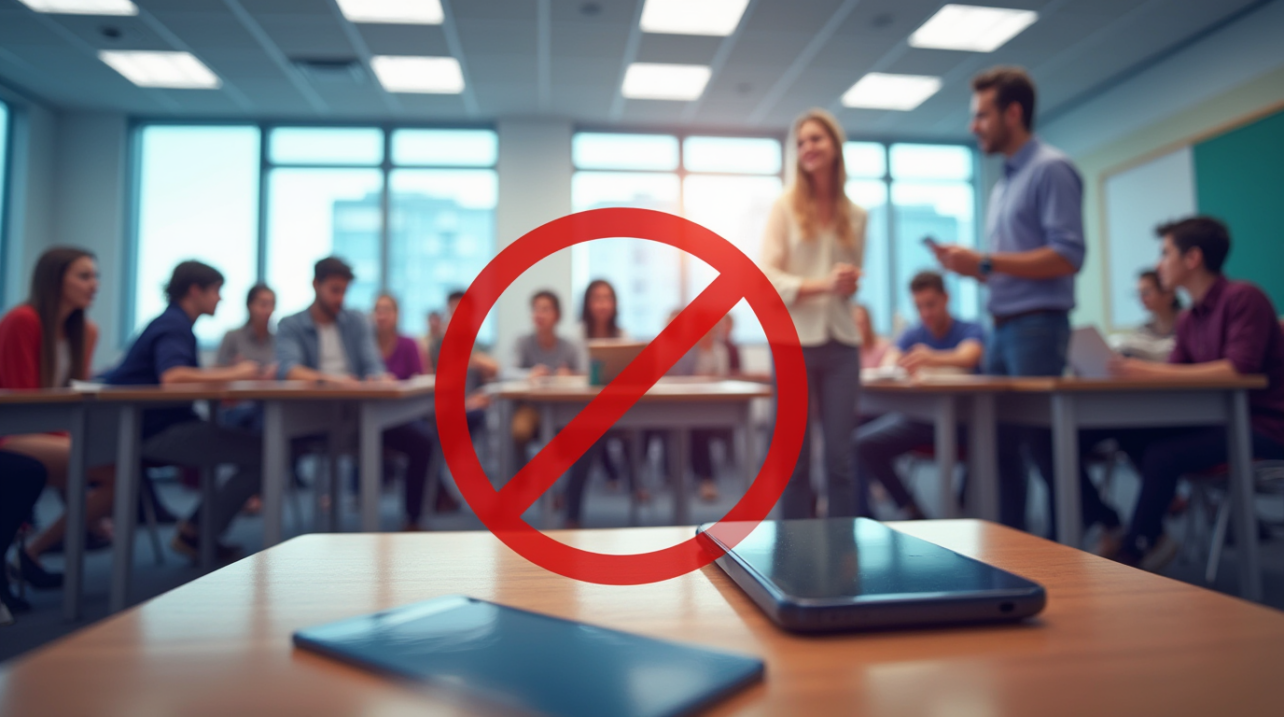 Mobieltje binnenkort niet langer toegestaan in de klas, verbod niet uitgesloten