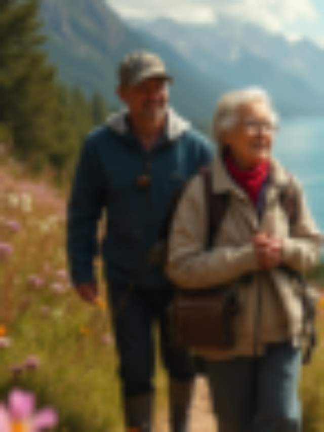 Oma heeft nog nooit zee of bergen gezien, dus kleinzoon neemt haar mee naar alle 63 nationale parken