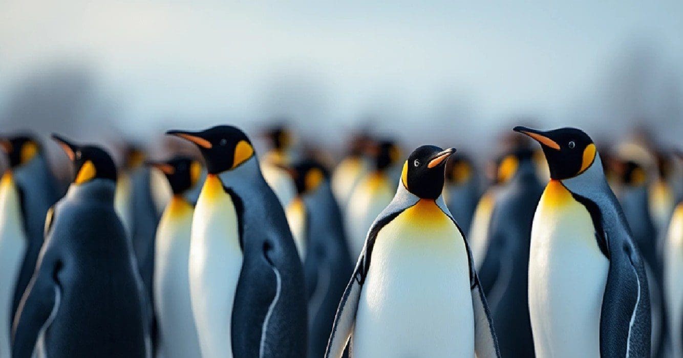 Lukt het jou om de kleine zebra tussen alle pinguïns te vinden?